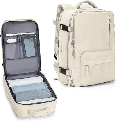 Waterproof 40L Laptop Backpack with USB Charger Pocket - Pexav