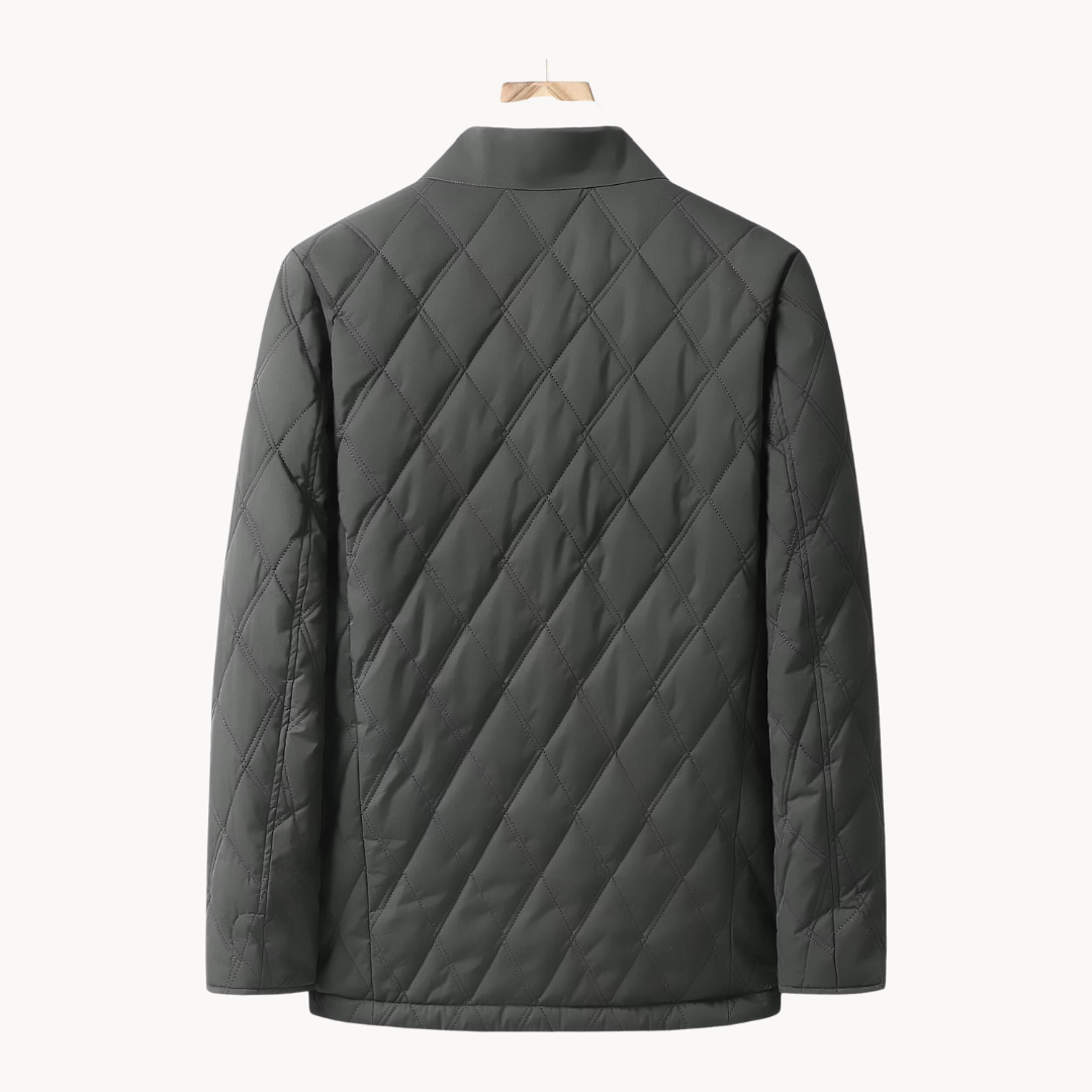 Image of Larry | Men's Diamond Quilted Coat