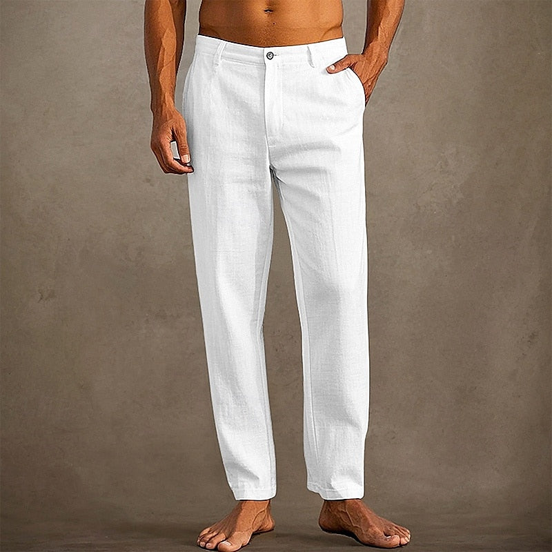 Classic Fit Men's Straight Leg Pants - Olytrend