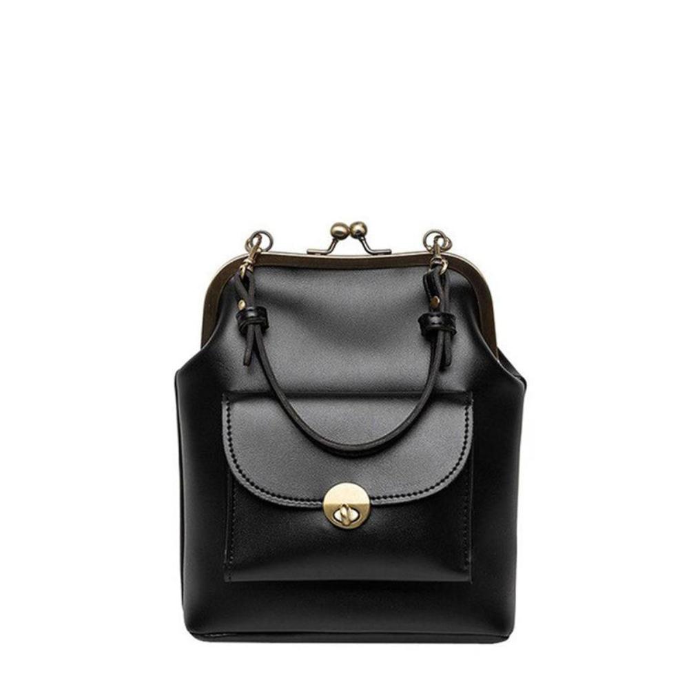 Elegant Faux Leather Tote Handbag
