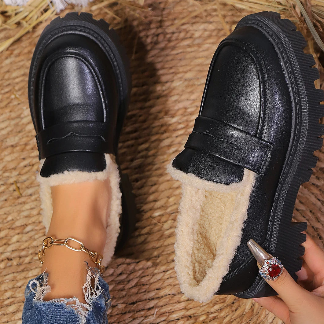 Comfortable Women's Slip On Loafers Shoes - Olytrend
