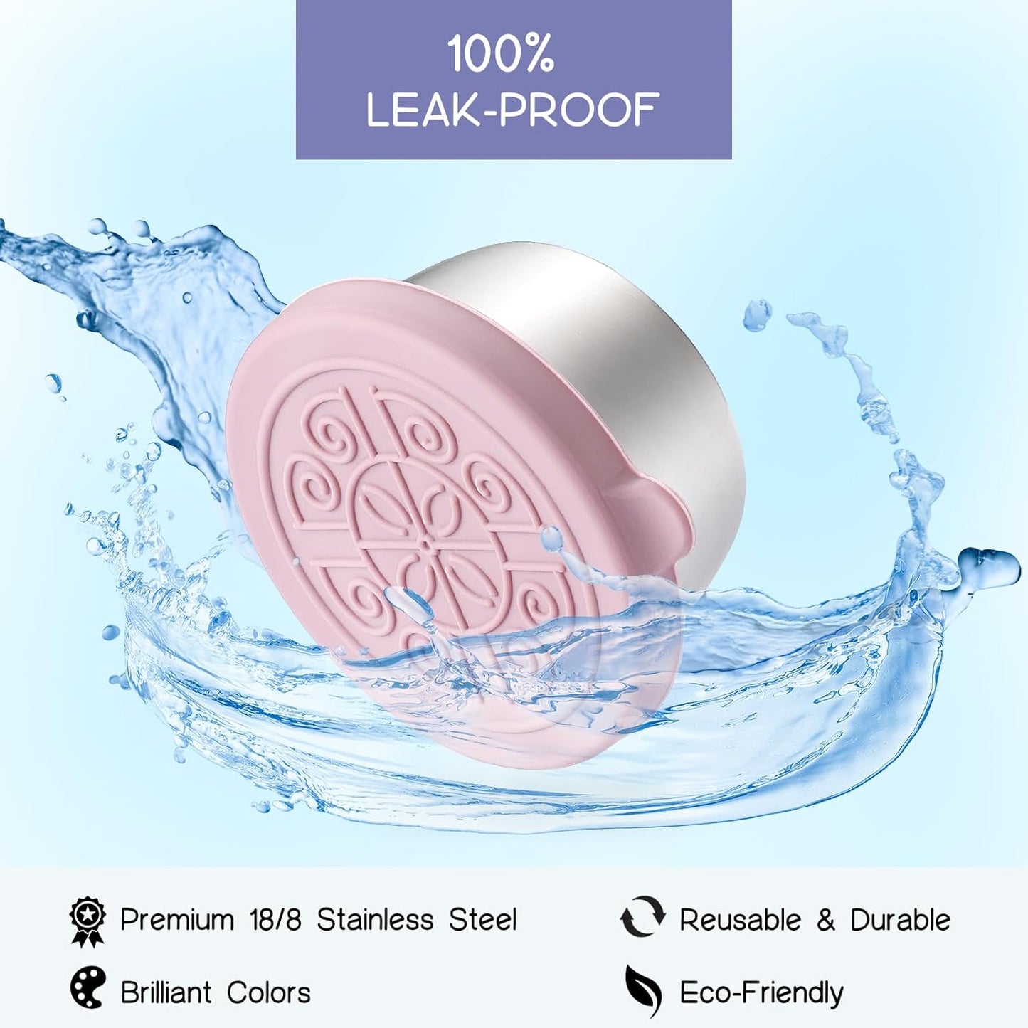 Leak-proof Stainless Steel Sauce Cups (6 Pieces) - FlavorPods-45ml-Nora Luxe
