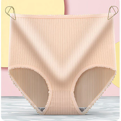 Leakproof High-Waisted Underwear – Camille (8-pack)-Skin colour-M-The Livary