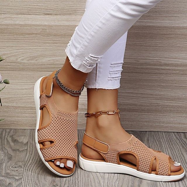Relaxed Fit Open Toe Women's Summer Sandals - Olytrend