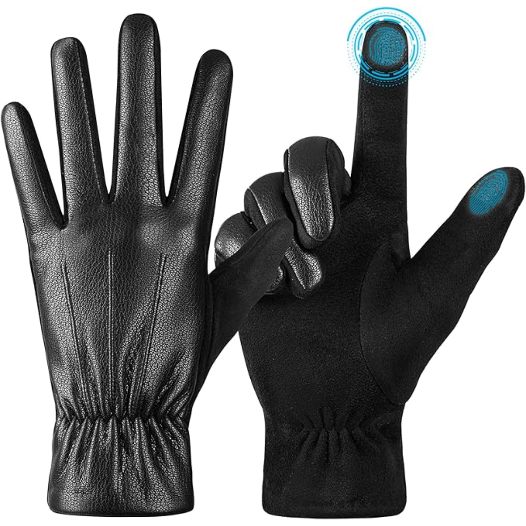 Learn Touchscreen Winter Gloves for Men - Oliver-M/L-Nora Luxe