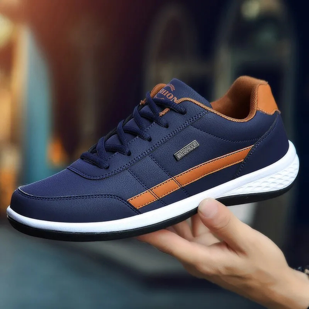 Stylish Athletic Leather Running Shoes