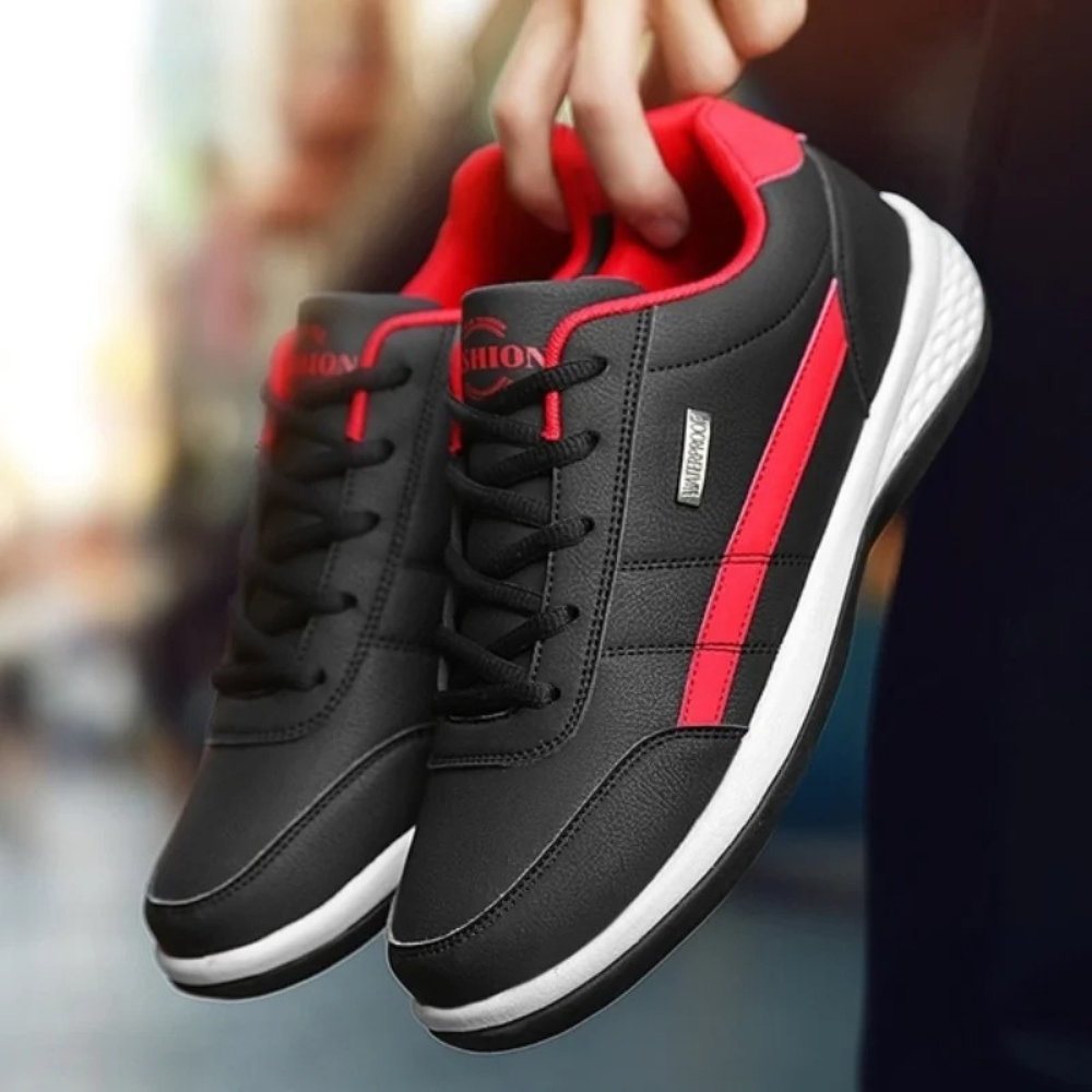 Stylish Athletic Leather Running Shoes