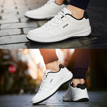 Stylish Athletic Leather Running Shoes