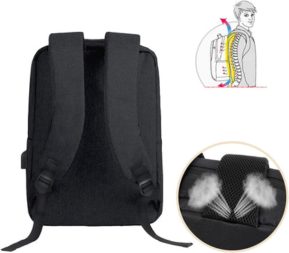 Waterproof Laptop Backpack with USB Charging Port