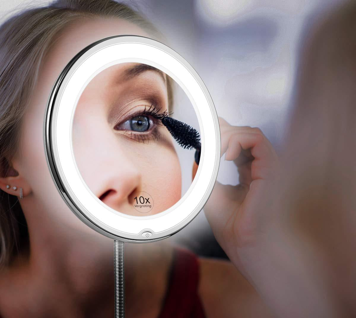 Bright Adjustable LED Makeup Mirror - Pexav