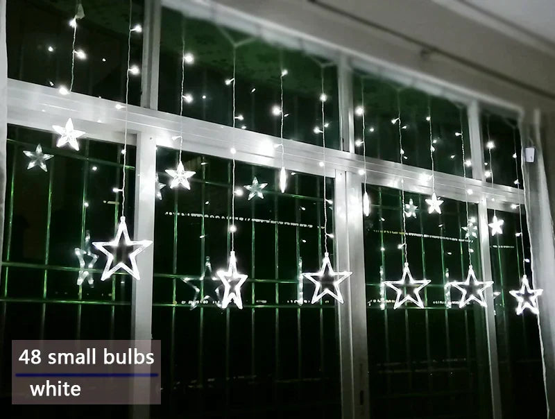 LED Starry Garland - StarryGlow-White-Button control-Nora Luxe
