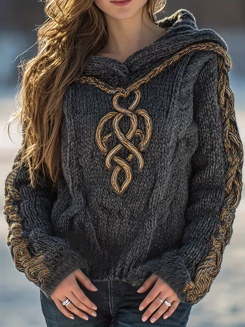 Comfortable Women's Hooded Sweatshirt - Olytrend