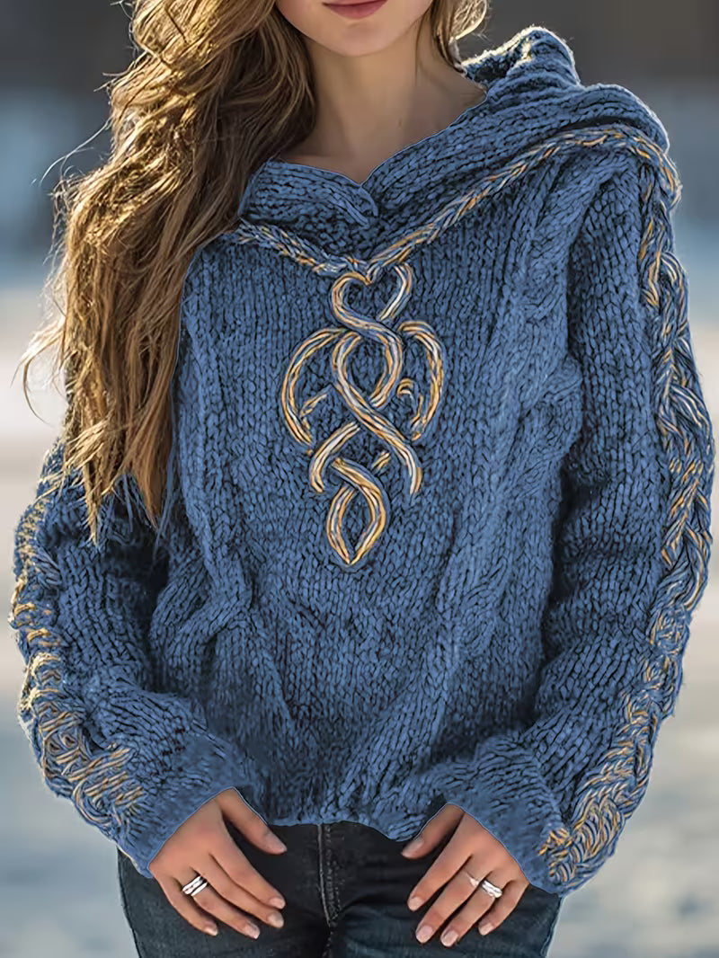 Image of Leila | Women's Long Sleeve Pullover Hoodie