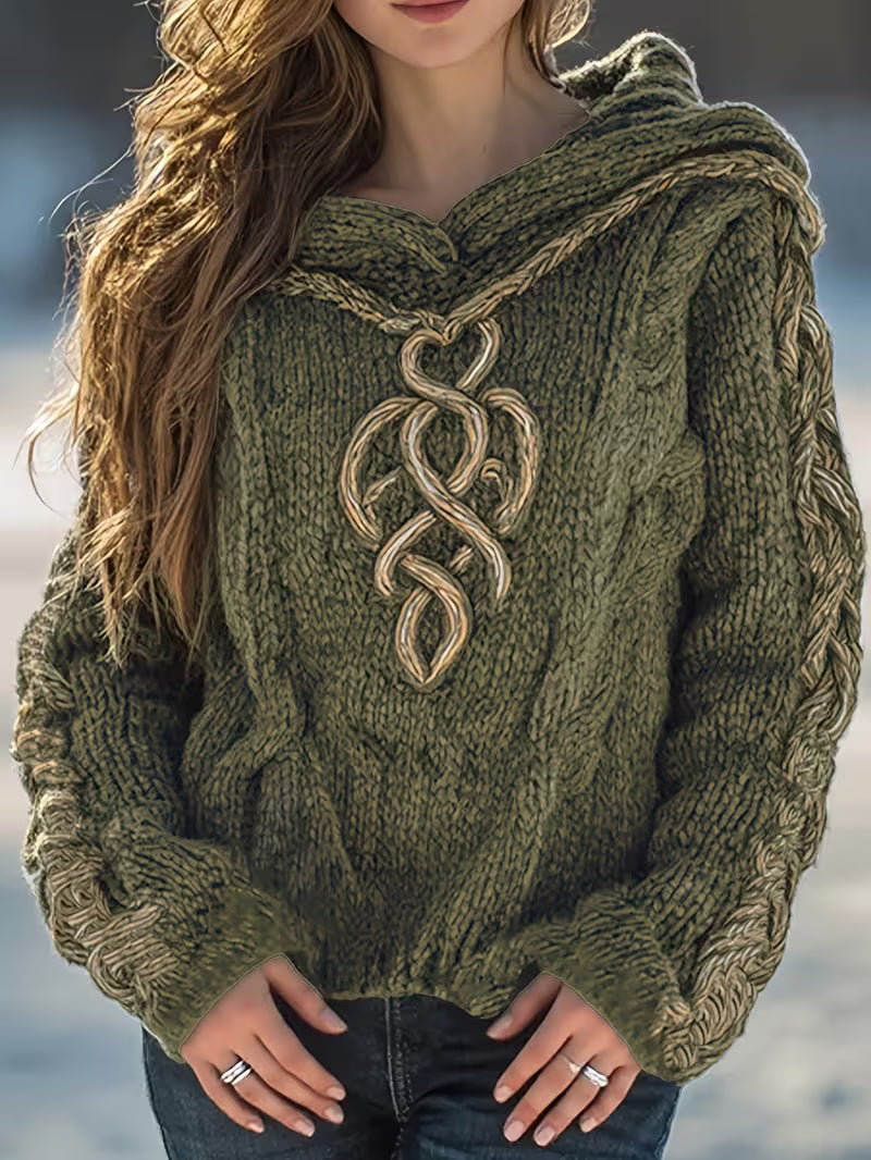 Image of Leila | Women's Long Sleeve Pullover Hoodie