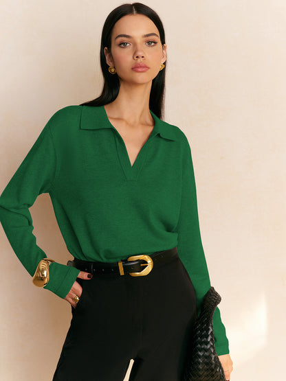 Casual Crew Neck Pullover Sweater