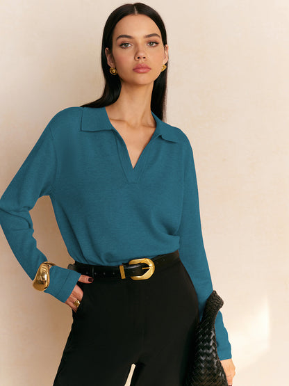 Casual Crew Neck Pullover Sweater