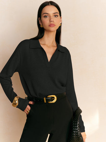Casual Crew Neck Pullover Sweater