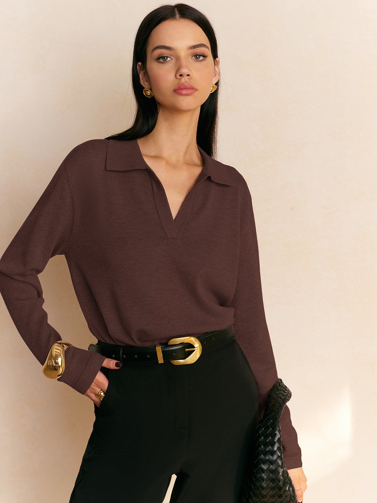 Casual Crew Neck Pullover Sweater