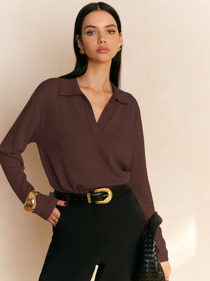 Casual Crew Neck Pullover Sweater