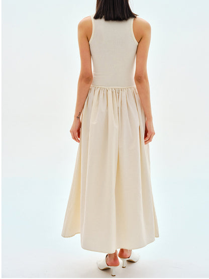 Casual V Neck Maxi Dress