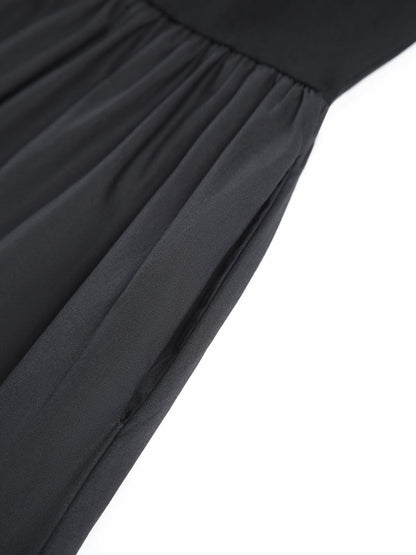Casual V Neck Maxi Dress
