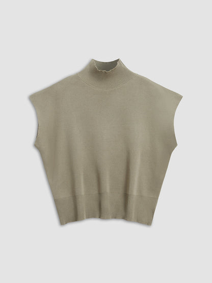 Comfy Thick Knit Vest Sweater