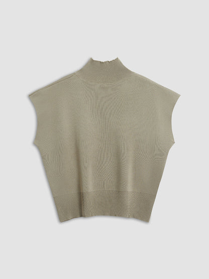 Comfy Thick Knit Vest Sweater