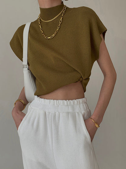 Comfy Thick Knit Vest Sweater
