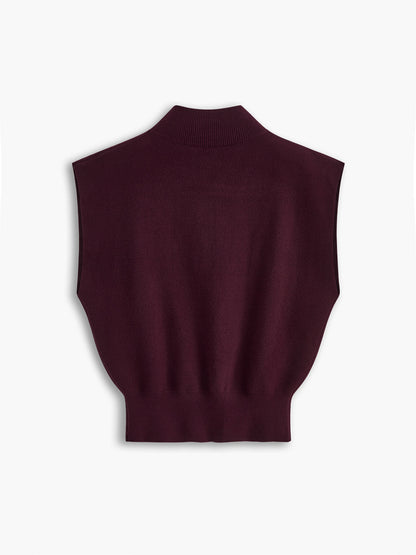 Comfy Thick Knit Vest Sweater