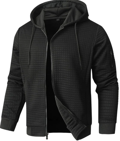 Men's Thermal Fleece Zip Hoodie Sweatshirt