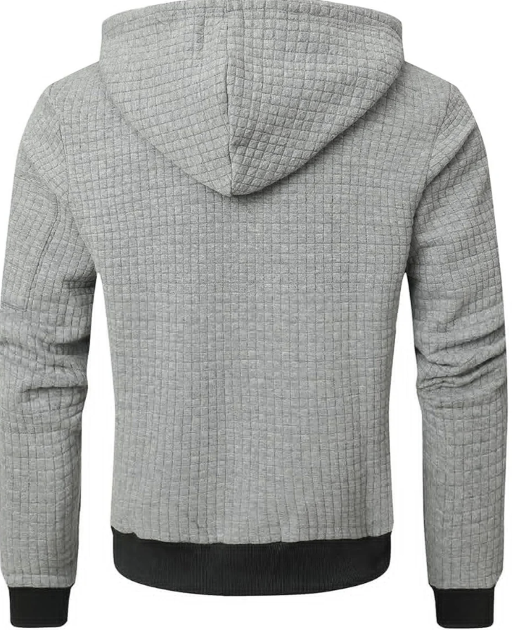 Men's Thermal Fleece Zip Hoodie Sweatshirt
