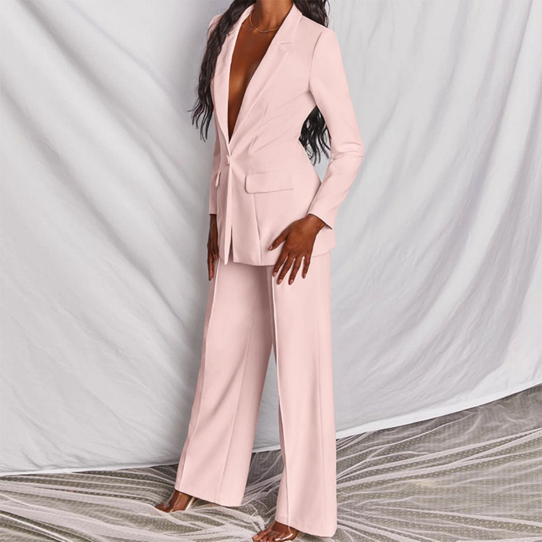 Stylish Women's Blazer Suit Set
