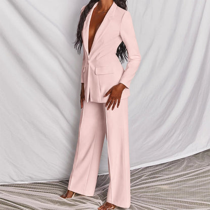 Stylish Women's Blazer Suit Set