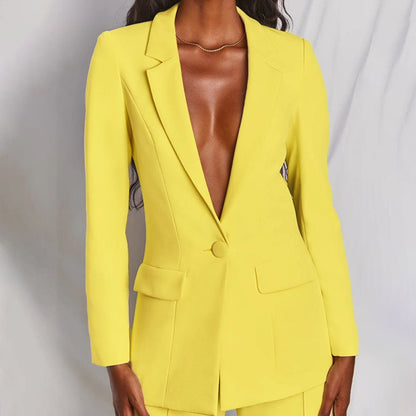Stylish Women's Blazer Suit Set