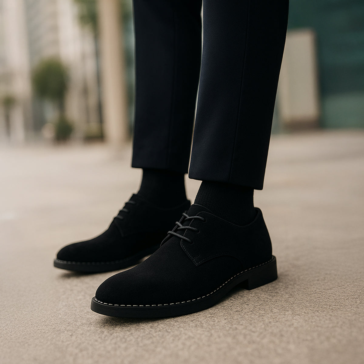 Luxury Suede Dress Shoes for Men - Formal Events