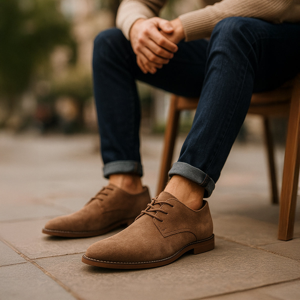 Luxury Suede Dress Shoes for Men - Formal Events