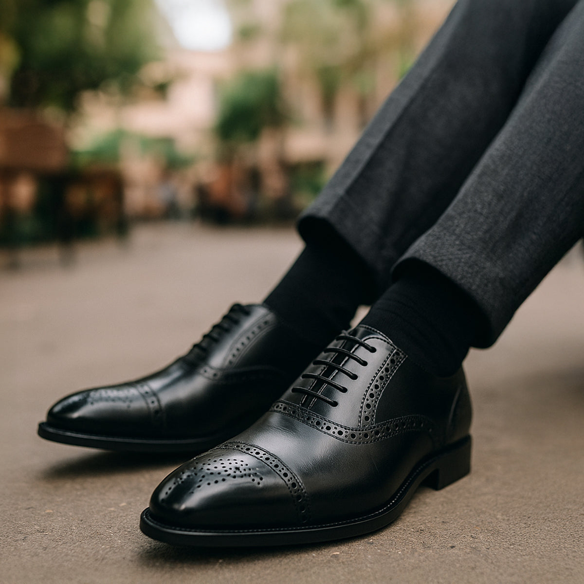 Classic Mens Genuine Leather Formal Shoes