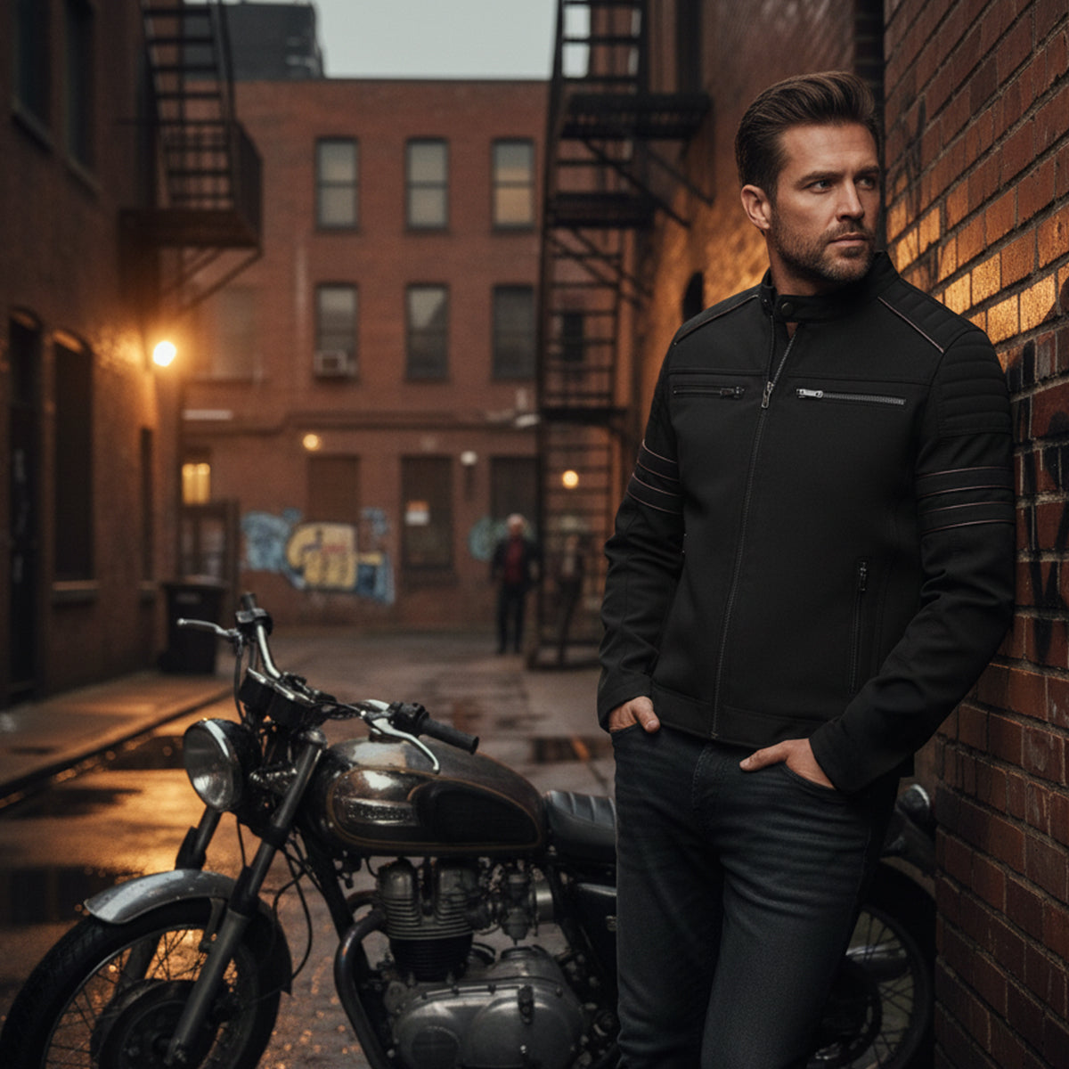 Classic Men's Genuine Leather Jacket