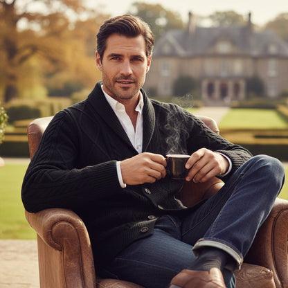Luxury Pure Cashmere Men's Sweater