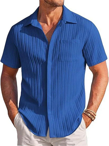 Light Linen Shirt for Men – Breathable & Relaxed Fit – Jonas-Black-S-Nora Luxe