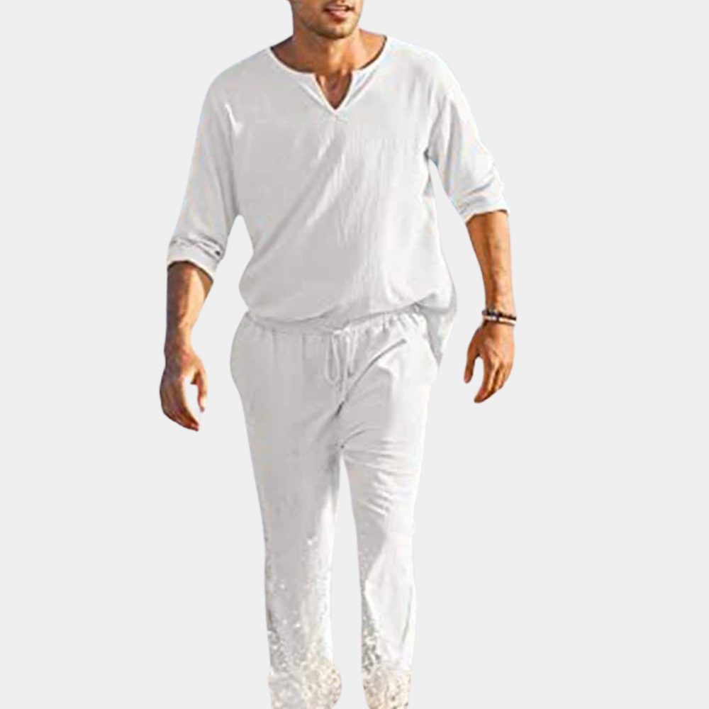 Slim Men's 2-Piece Clothing Set - Pexav