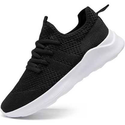 Light Mode Sneakers for Sports and Workouts - Jesse-Black/White-3.0-Nora Luxe