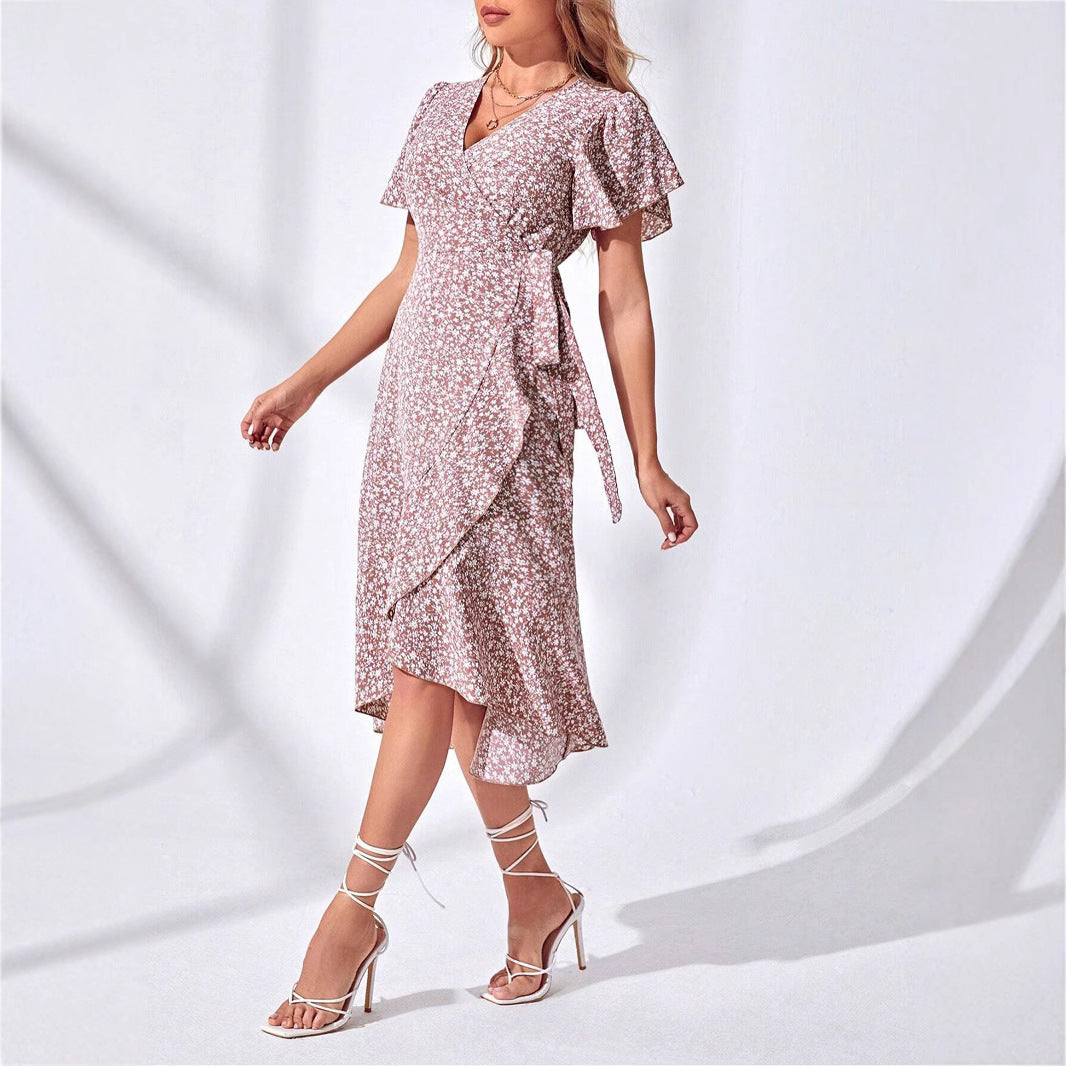 Bright Floral Sundress for Women - Amira - Pexav