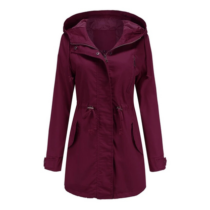 Light & Stylish Women's Summer Jacket with Long Fit – Amira-Red-S-Nora Luxe
