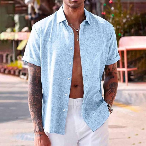 Breathable Casual Men's Lark Shirt - Pexav
