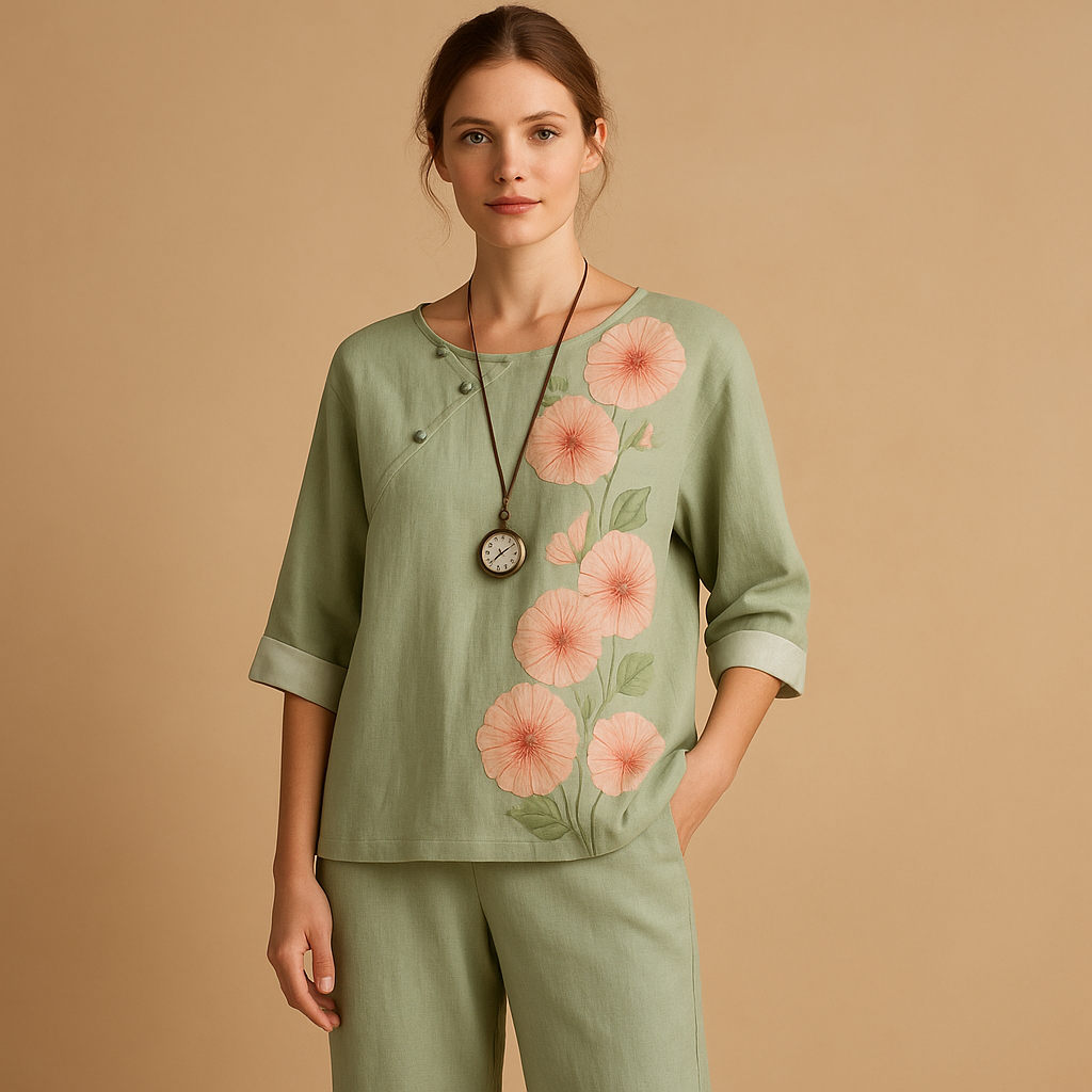 Relaxed Fit Two Piece Outfit for Women - Nocini