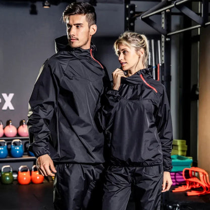 Comfortable Unisex Hooded Tracksuit with Zipper - Pexav