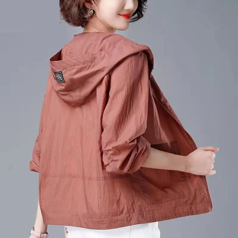Breathable Women's Lightweight Spring Coat - Pexav