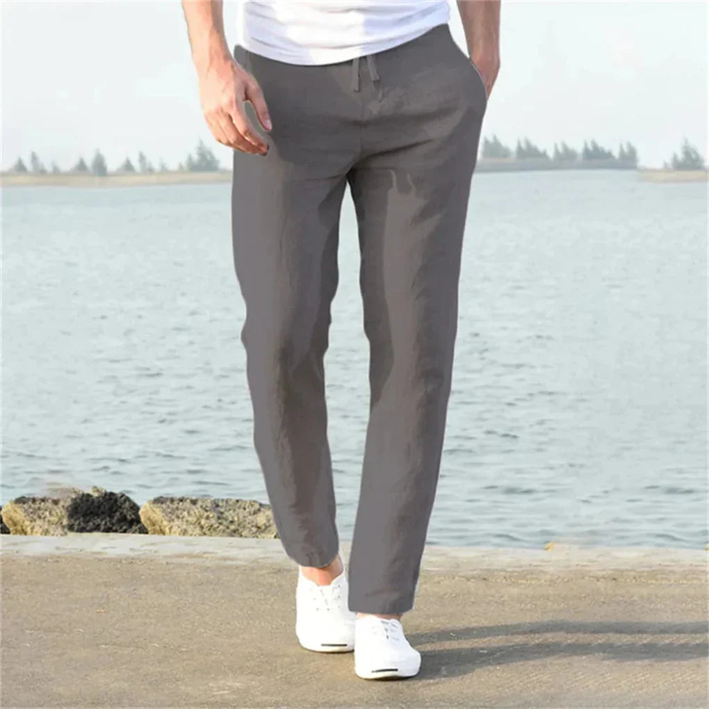 Lightweight Men's Summer Pants - Breathable Casual Trousers