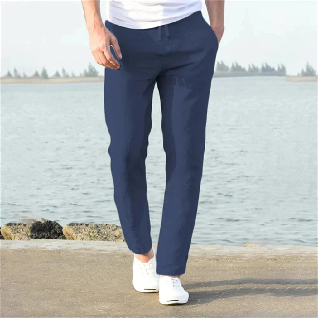 Lightweight Men's Summer Pants - Breathable Casual Trousers